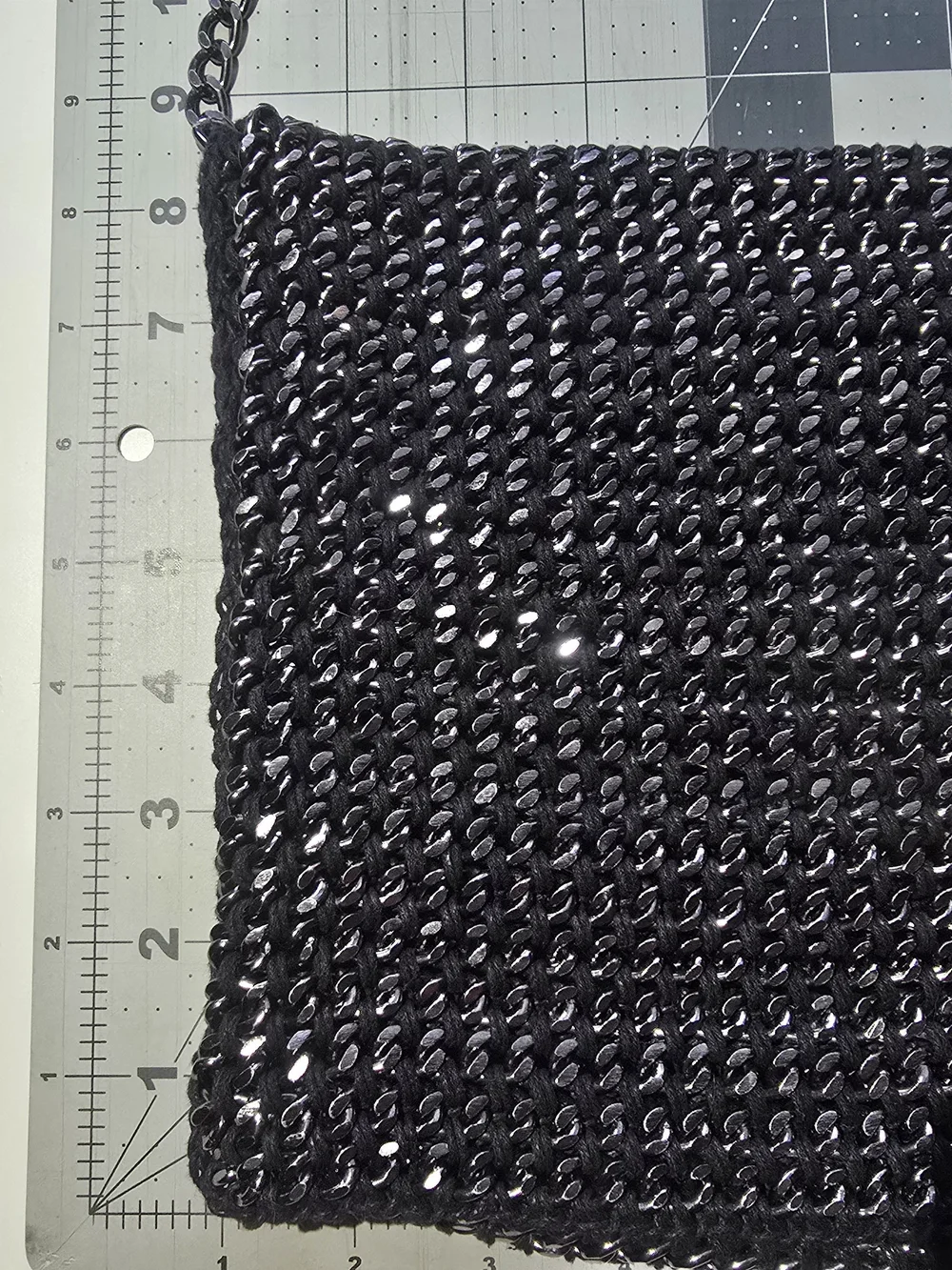 Black Chain Crossbody Bag